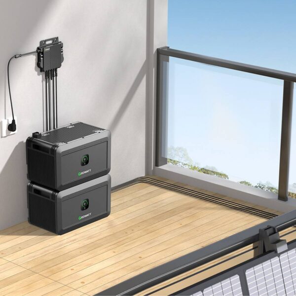 Second image of POWERNESS NOAH 2000 8192 Wh mit NEO 800M-X Solarbatterie Schwarz