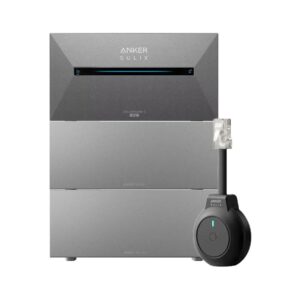 ANKER SOLIX Solarbank 3 E2700 Pro+SOLIX BP2700 Erweiterungsakku*2+SOLIX P1 Meter Solarpanel Schwarz