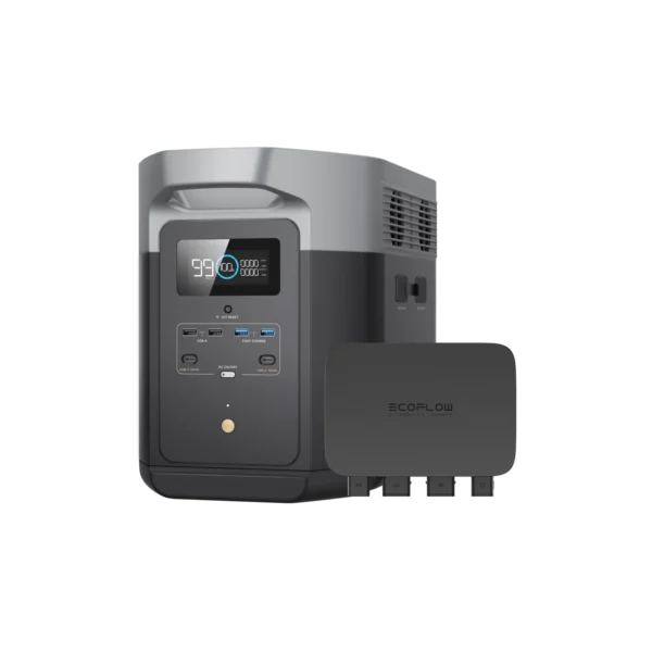 Tragbare Stromversorgung EcoFlow DELTA 2 + 800-W-Ladegerät für den Anschluss an eine Lichtmaschine