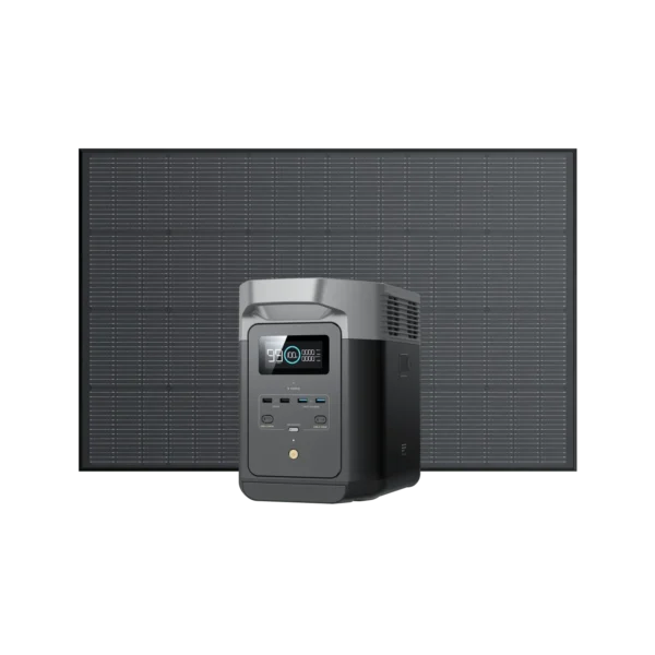 Tragbare Powerstation EcoFlow DELTA 2  + starres Solarmodul 175 W