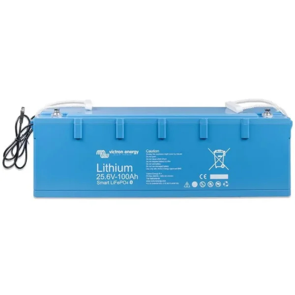 Victron Solarbatterie 25,6/100 Smart, LiFePO4, 24 V, 100 Ah, mit Batterie-Management-System und Bluetooth